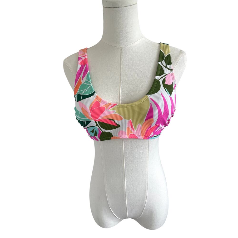 Vibrant Multicolor Xhilaration Bikini Top Sz L